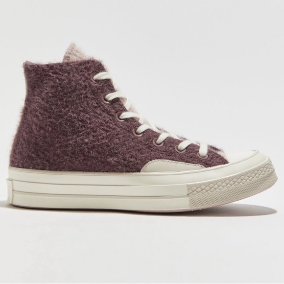 Converse | Chuck Taylor 70 Fuzzy Utility Hi Top Sneakers | 8 Women 6 Men New in - Picture 1 of 14